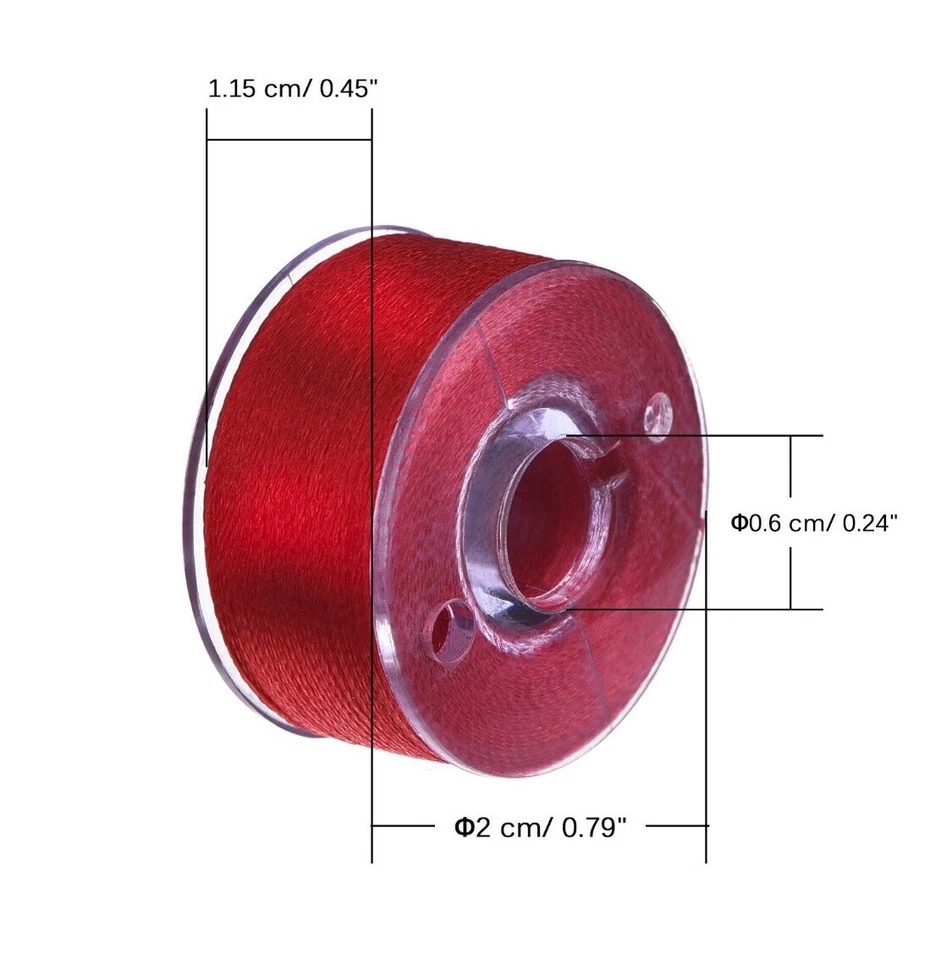 60 Color Prewound Embroidery Thread Bobbins , 40 Wt Embroidery Machine Embroide - Image 3 of 4