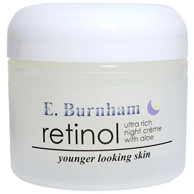 E. Burnham Retinol Ultra Rich Night Créme with Aloe 2 Oz.