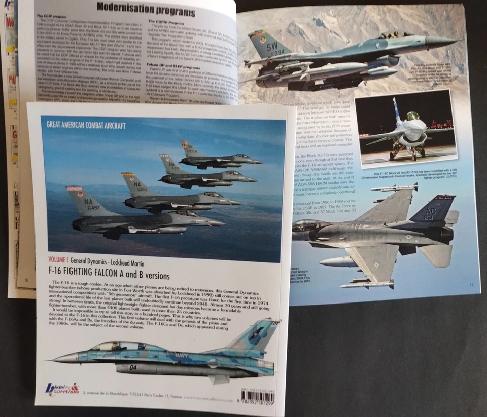 Histoire & Collections F. Lert F-16 Vol. 1 e 2 164 pag. totali Lingua Inglese - Immagine 3 di 3