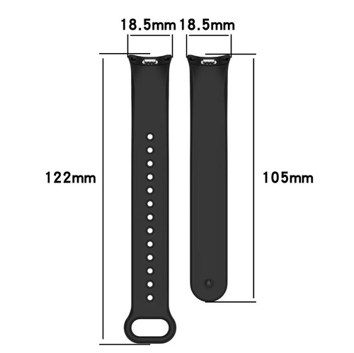Armband für Xiaomi Mi Band 9 / 8 Sport Uhrenarmband Silikon Ersatz strap tracker - 第 14/48 張圖片