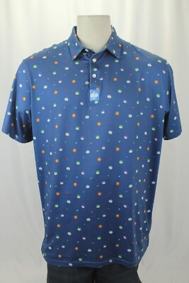 SOUTHPARK X PINS AND ACES GOLF POLO SHIRT SIZE XL VGC!