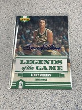 2009 Panini Legends Of The Game Lenny Wilkens Auto 