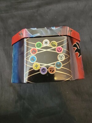 EMPTY) Yveltal Legends of Kalos Tin Pokemon Trading Cards Storage