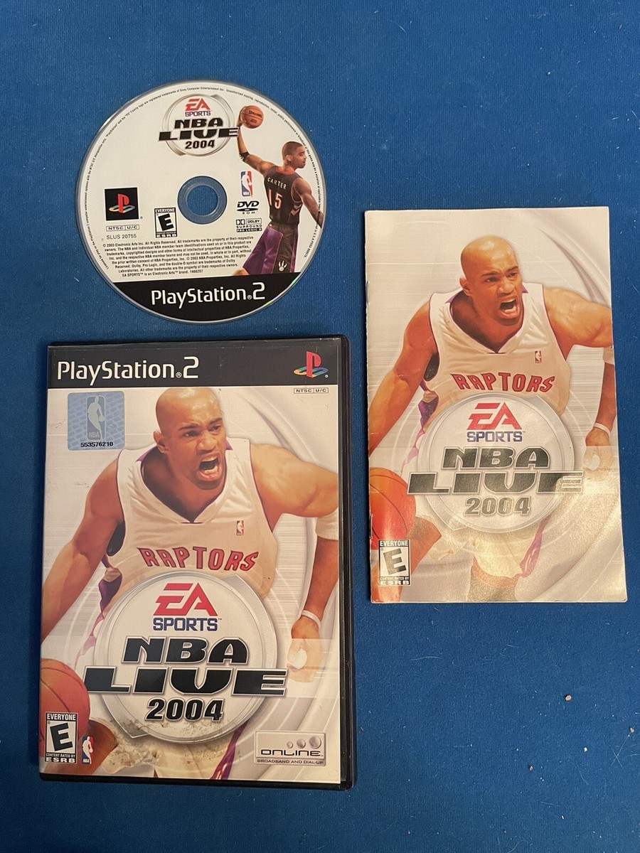NBA Live 2004 (Sony PlayStation 2, 2003) for sale online