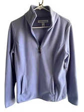 NWT Amazon Essentials Women's Polar Soft Fleece Jacket Size Medium Periwinkle