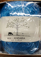 Lot of 5 Hamanaka Eco-Andaria Craft Raffia Yarn 40g/80m Each 20