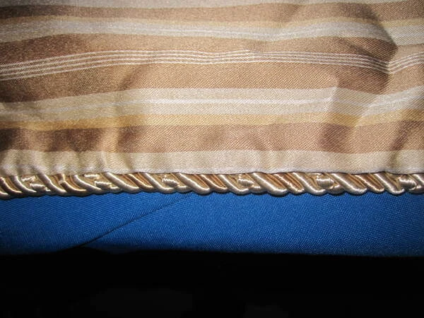Two Croscill 100% Polyester Almond Butter Euro Shams 27" x 27" EUC - Image 4 of 4