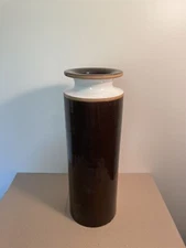 Mid Century Modern Ceramic ROSENTHAL NETTER ITALY Brown Large Vase