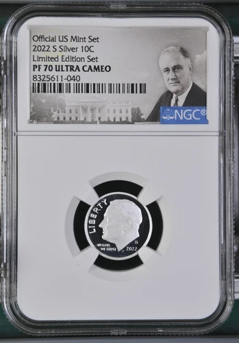 2022 S Silver  Roosevelt Dimes 10C Limited Edition NGC PF70 Ultra Cameo