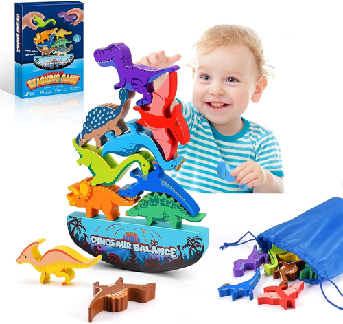 Dinosauri Giochi Legno Bambini 2 3 4 5 6 Anni, Costruzioni per Bambini 2 3 4 5 6 - Foto 8 di 12