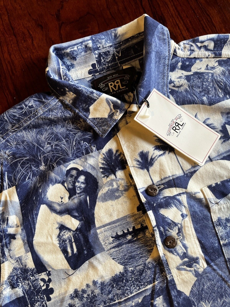 トップス RRL HAWAIIAN SHIRT RRL USN Aloha Hawaii Shirt S | eBay