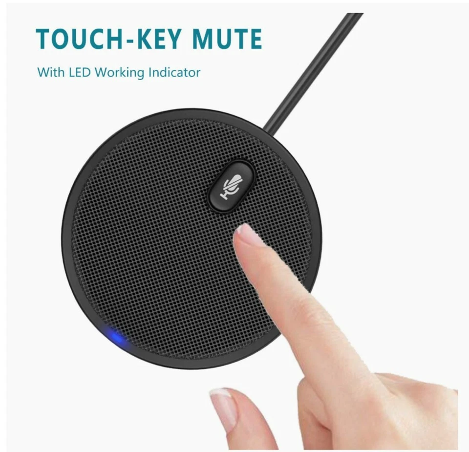 Omnidirectional Boundary Conference Microphone 🎤 Enhance Your Video Conferences - Image 2 of 4