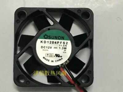 SUNON 4010 KD1204PFS2 DC12V 1..3W 40*10MM 40mm cooling fan
