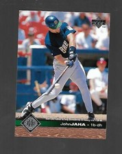 John Jaha 1997 UD Series One  #100 Milwaukee Brewers
