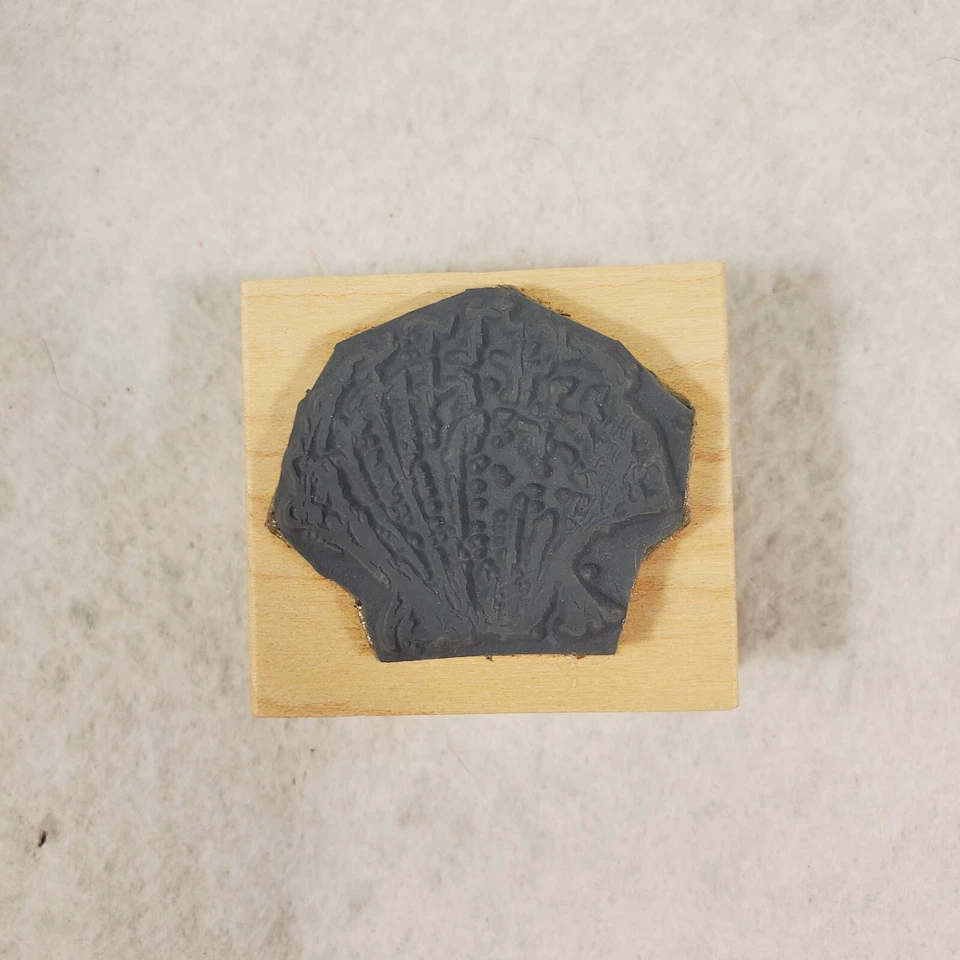 Art Impressions 贝壳海滩木制橡皮图章制卡制作 — 第 2/4 张图片