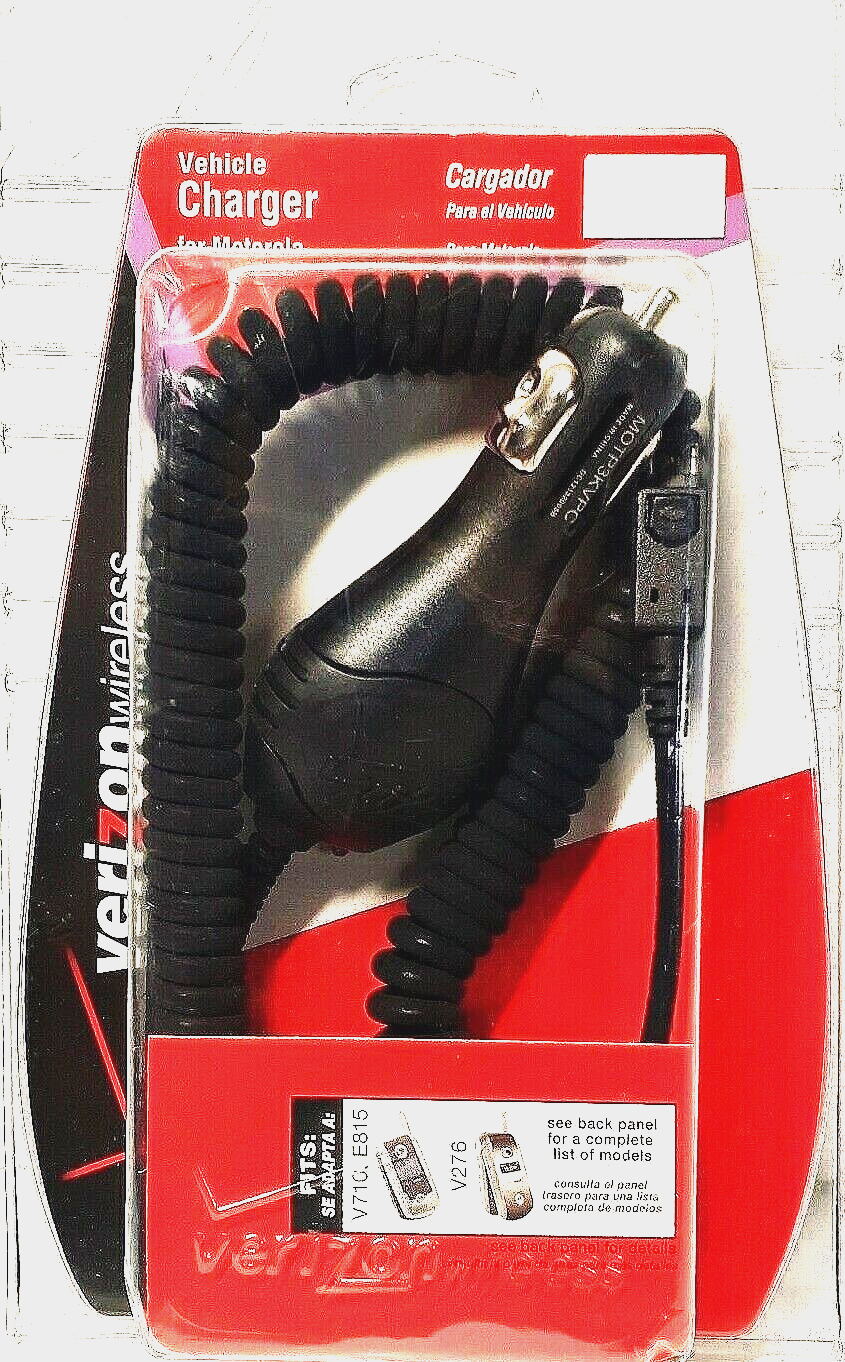 Verizon Wireless Car Charger Plug-in MOTP3KVPC for Motorola Cell FREE ...