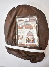 Homfu Kids Play Tent Outdoor Playhouse Brown Kids Gift 16.54" x .79" x 12.6"
