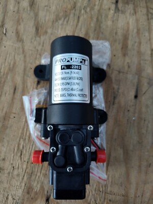 Propumps FLO-2202 12v 1gpm Pump Rv Industry Agriculture Marine Sprayer