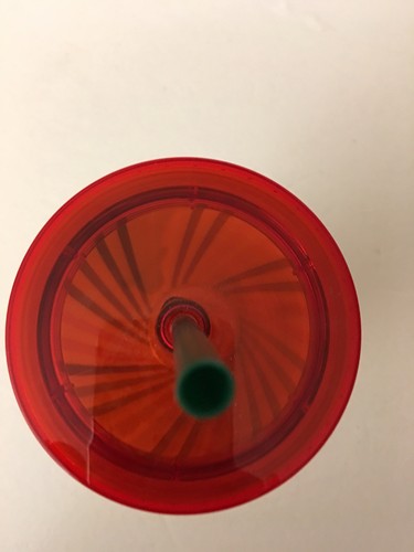 Starbucks 2018 STRIPED RED LID 16 Oz. Cold Cup Tumblr Bright NEW - Bild 5 von 7