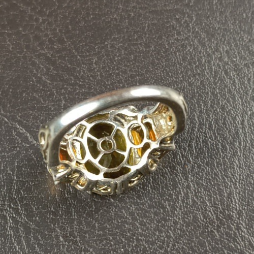 Chuck Clemency STS Multicolor Multi Stone Sterling Silver 925 RING Size 8 - Picture 10 of 10