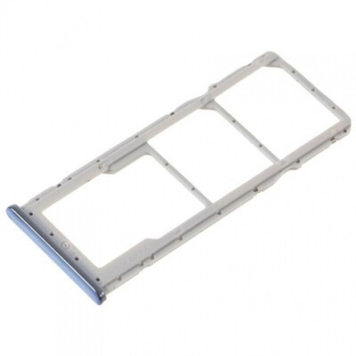 SIM TRAY FOR HUAWEI Y9 2019 / ENJOY 9 PLUS MICRO SD CARD BLUE