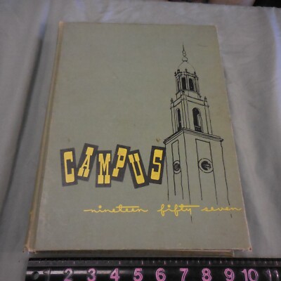 1957 EMORY UNIVERSITY YEARBOOK *Campus * Grad Students in Law, Dental, Medicine 