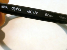HOYA Alpha mc UV 62mm Filter made in Philippines