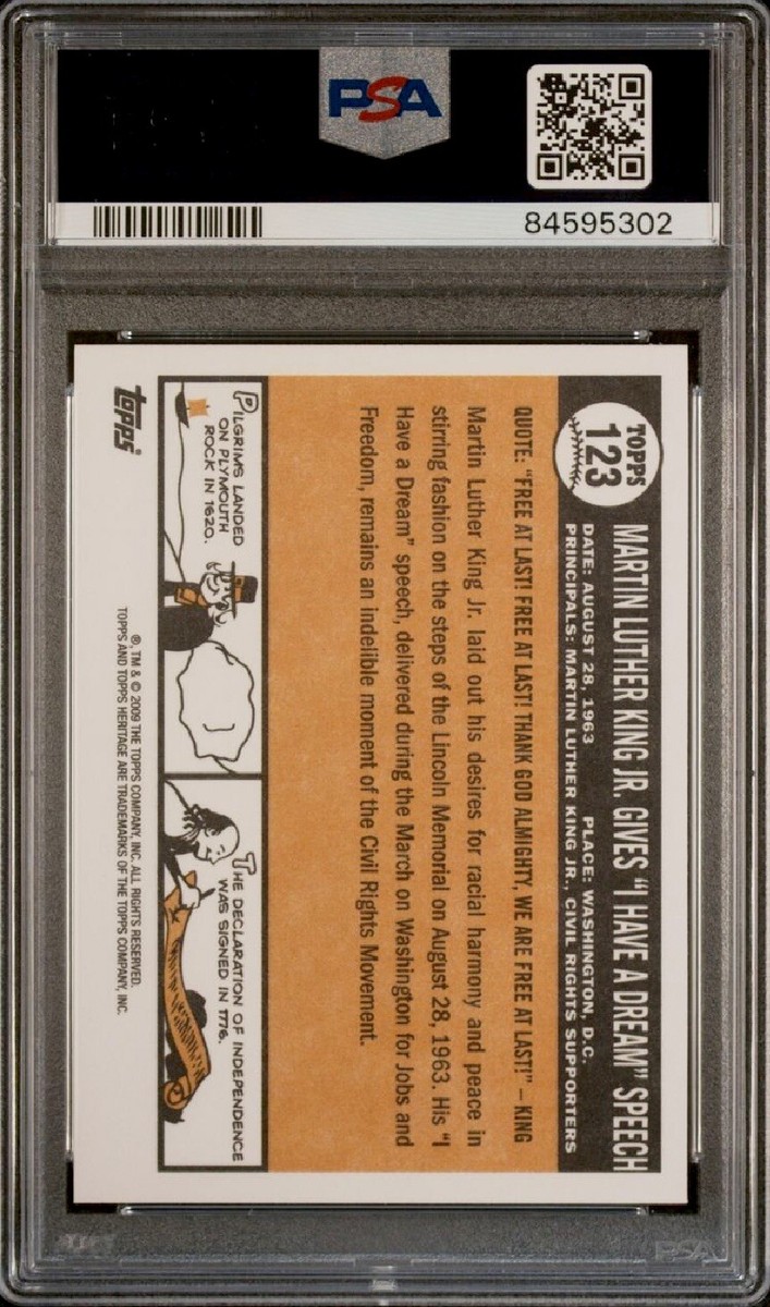 Martin Luther King Jr. (PSA 10) GEM-MINT TOPPS 
