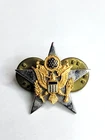 Vintage US Army General Staff Officer Pin 1930s Military WW2