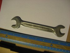 Vintage POWR-KRAFT Open End Wrench 41819 18 mm 19 mm Made in USA