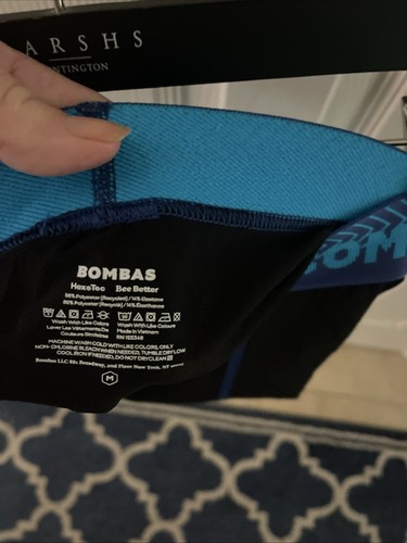 BOMBAS BEE BETTER Men’s Black/blue Medium Boxer Briefs NWOT - Picture 4 of 4