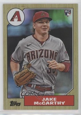 2022 Archives 1987 Topps Design Rainbow Foil 5/199 Jake McCarthy Rookie RC 0x2a