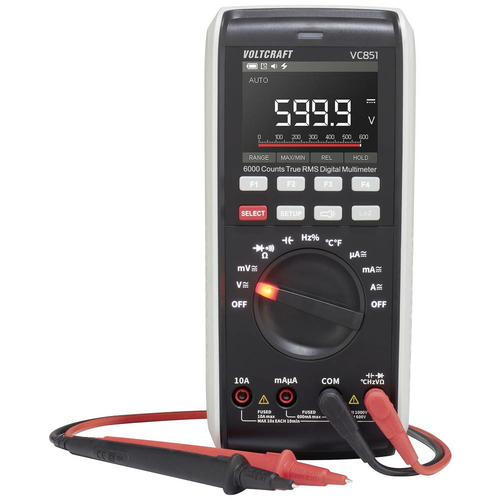 VOLTCRAFT VC851 Hand-Multimeter kalibriert (ISO) digital CAT III 1000 V CAT IV