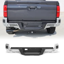 For 2024 2025 Toyota Tacoma Modular Rear Bumper w/A Set Of 4" Square Pod Lights