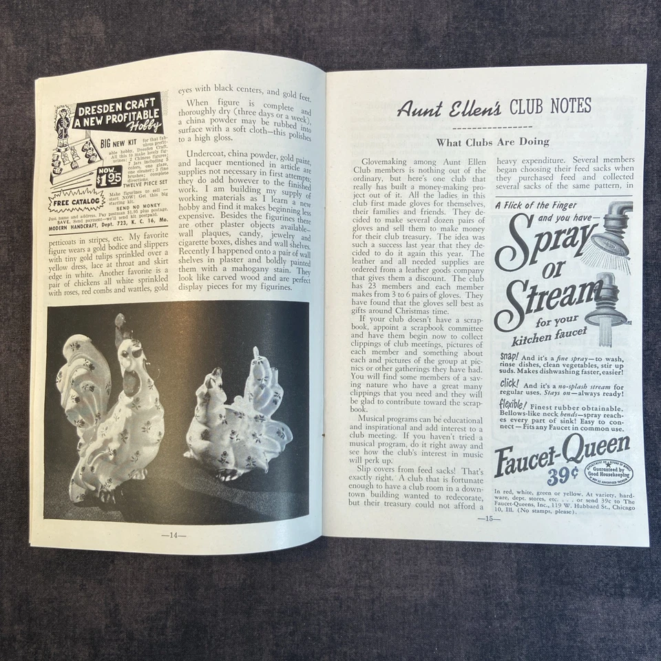 The Workbasket Magazine-1950 June/July/August/September, Set of 4, Never Read - Image 3 of 4