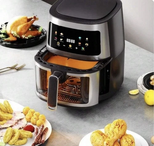 Friggitrice ad aria con display digitale 8 litros 2400watt Inseriti in Acciaio - Foto 1 di 4