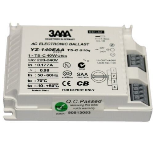 1pcs For 3AAA electronic ballast YZ-140EAA 220-240V 0.177A new - Picture 2 of 2