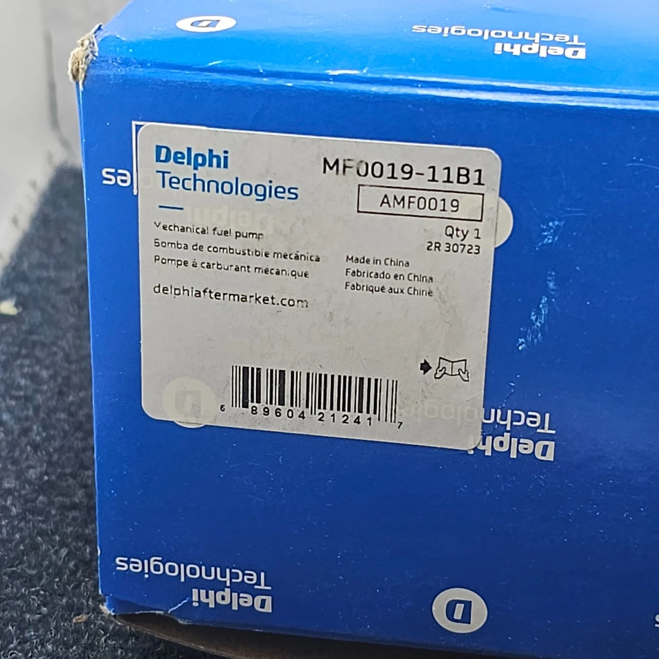 Bomba de combustible mecánica Delphi MF0019 para Chevrolet Camaro 1975-1979 Foto 2 de 4
