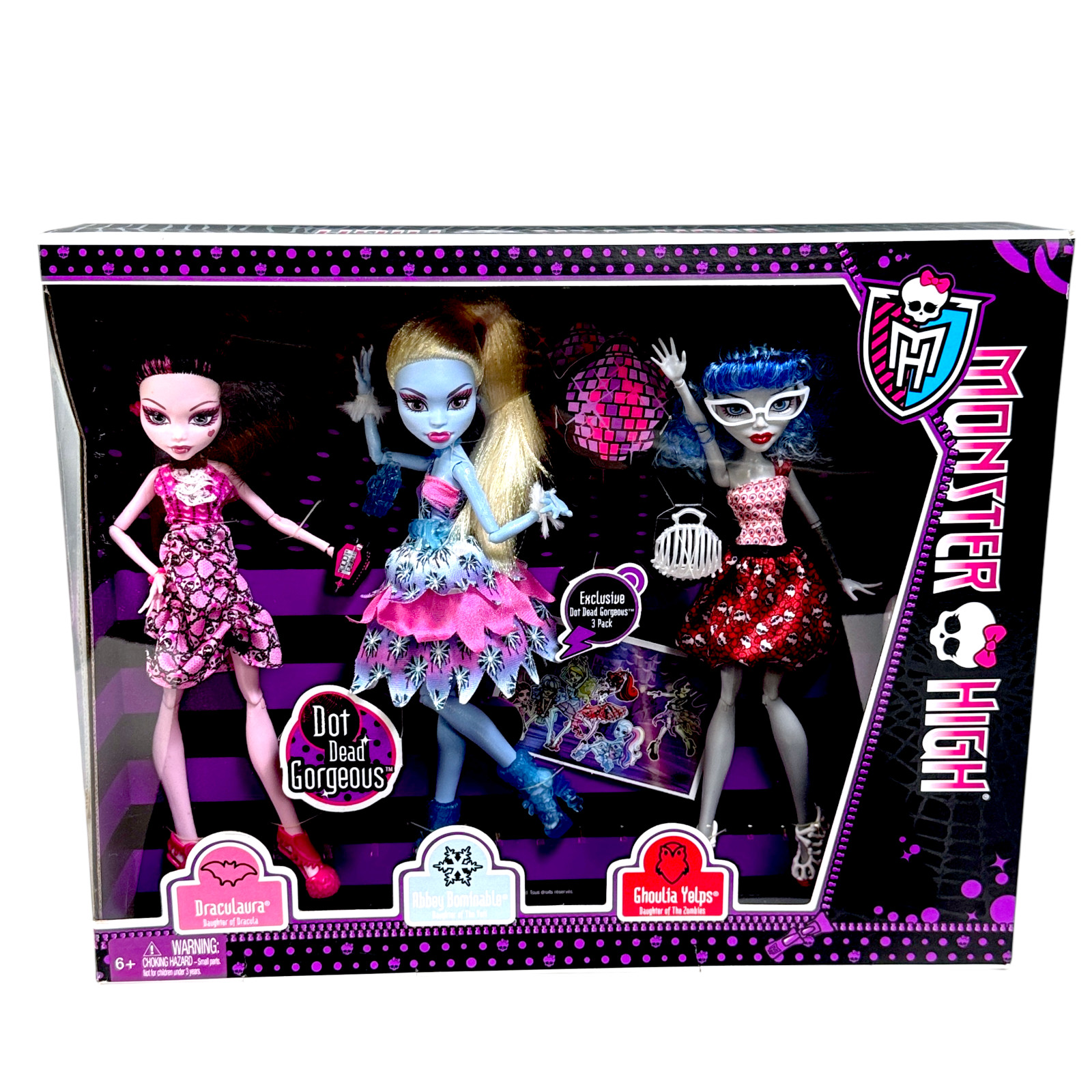 Dot Dead Gorgeous 2012 Mh 3pack Doll