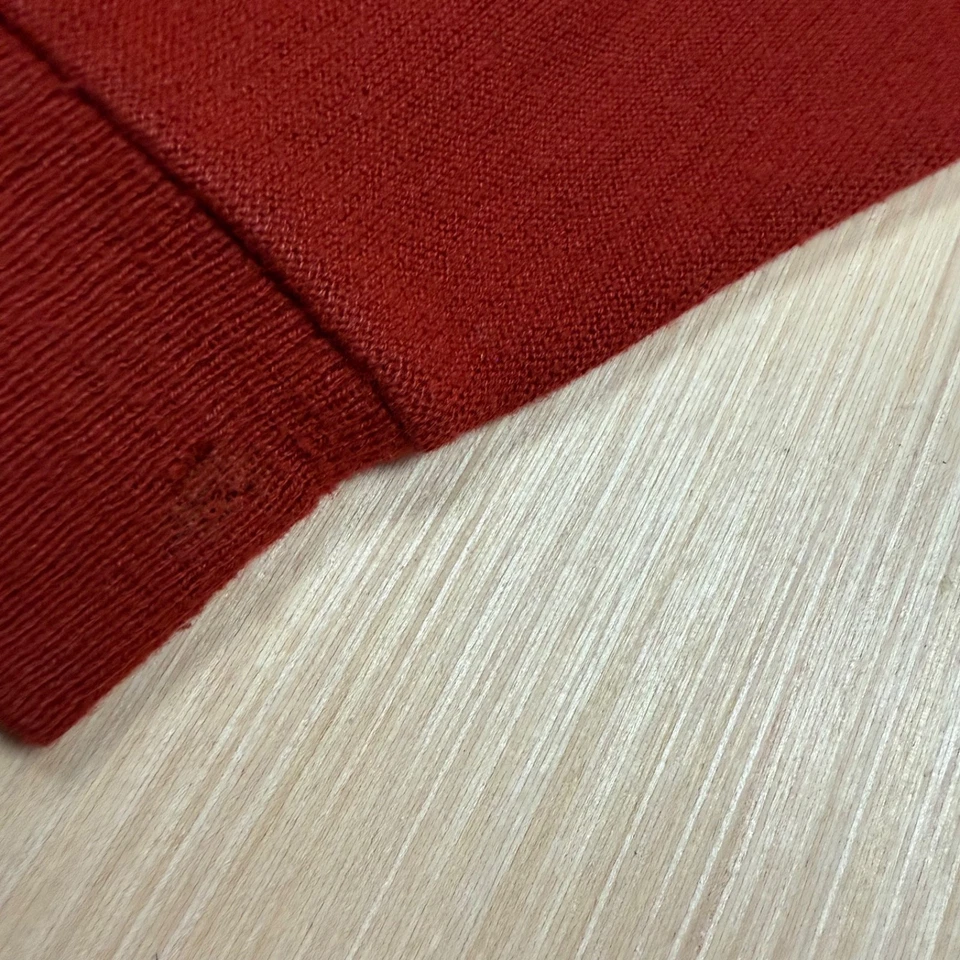 Cárdigan Suéter Vintage Años 60 70 Raza Joven por Revere Pequeño Óxido Rockabilly Foto 4 de 4