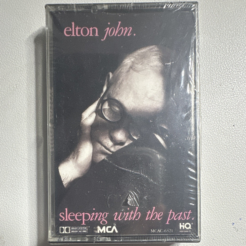 Elton John Sleeping With the Past Pop Album Cassette MCA Sealed MCAC-6321