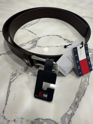 Tommy Jeans TJM Scanton 4.0 Dark Brown Belt (110cm/44 inch)