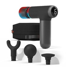 Sharper Image Powerboost Pro Hot Cold Compact Deep Tissue Massage Gun - Black