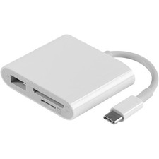 Type C SD TF Card Reader OTG USB-C Adapter iPad MacBook Samsung Xiaomi ProS