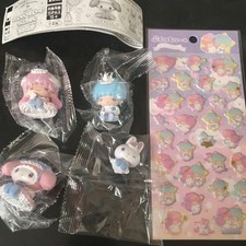 Little Twin Stars x My Melody DOLLY MIX Set of 4, New  Leaflet  Bonus