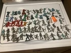 Vintage Plastic  Civil War and Cowboy lot of 70 loose not sure if Marx etc. Rare
