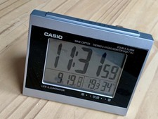Casio DQD-710J Alarm Clock with Thermo and Hygro Monitor Wave Ceptor