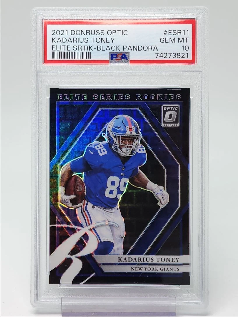 Kadarius Toney Panini Donruss Optic Elite Series Rookies #ESR11 Black Pandora