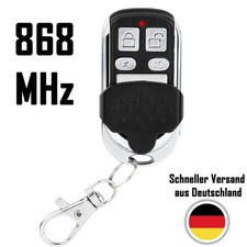 4 Tasten Handsender 868,3 MHz 868 MHz Festcode kompatibel HSM HS HSE blau