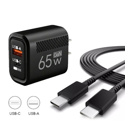 65W Super Fast Charging USB Type C Wall Charger 